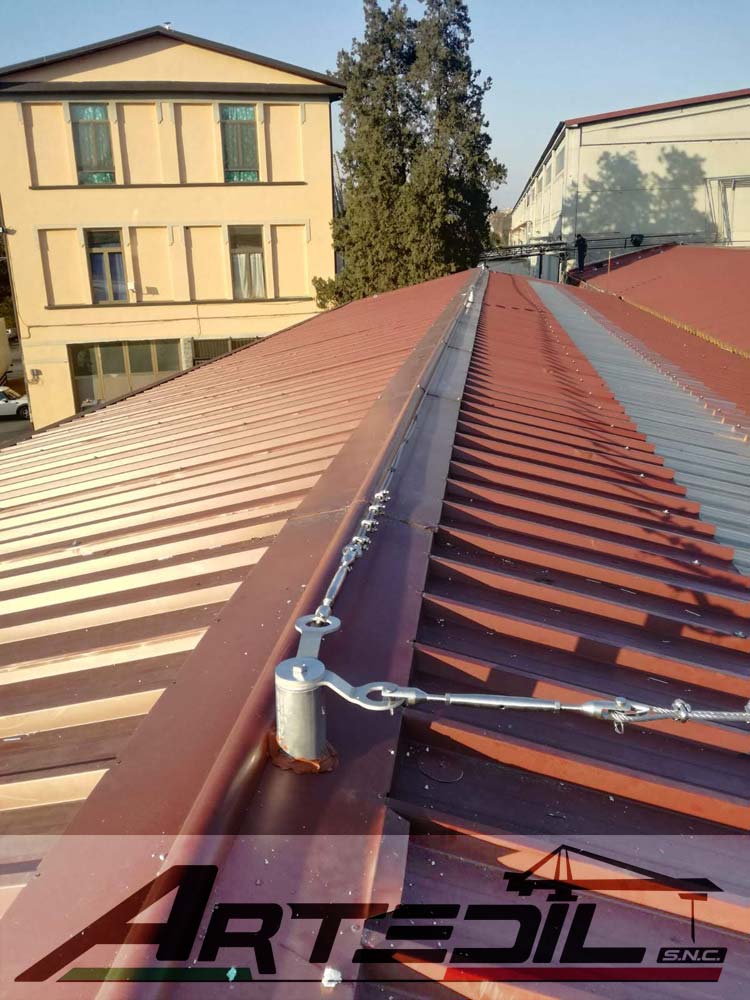 Installazione Linea Vita su tetto